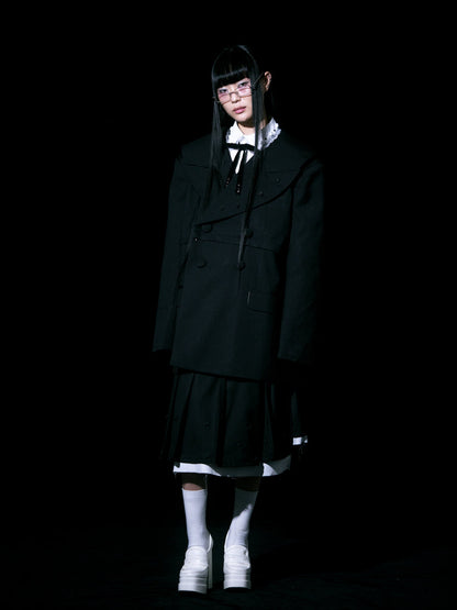 Too Big Rose Jacket(Black)