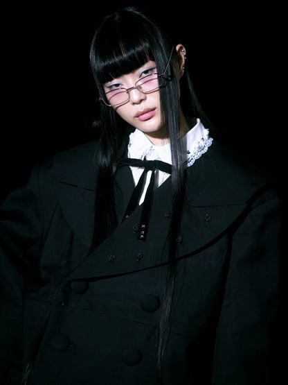 Too Big Rose Jacket(Black)