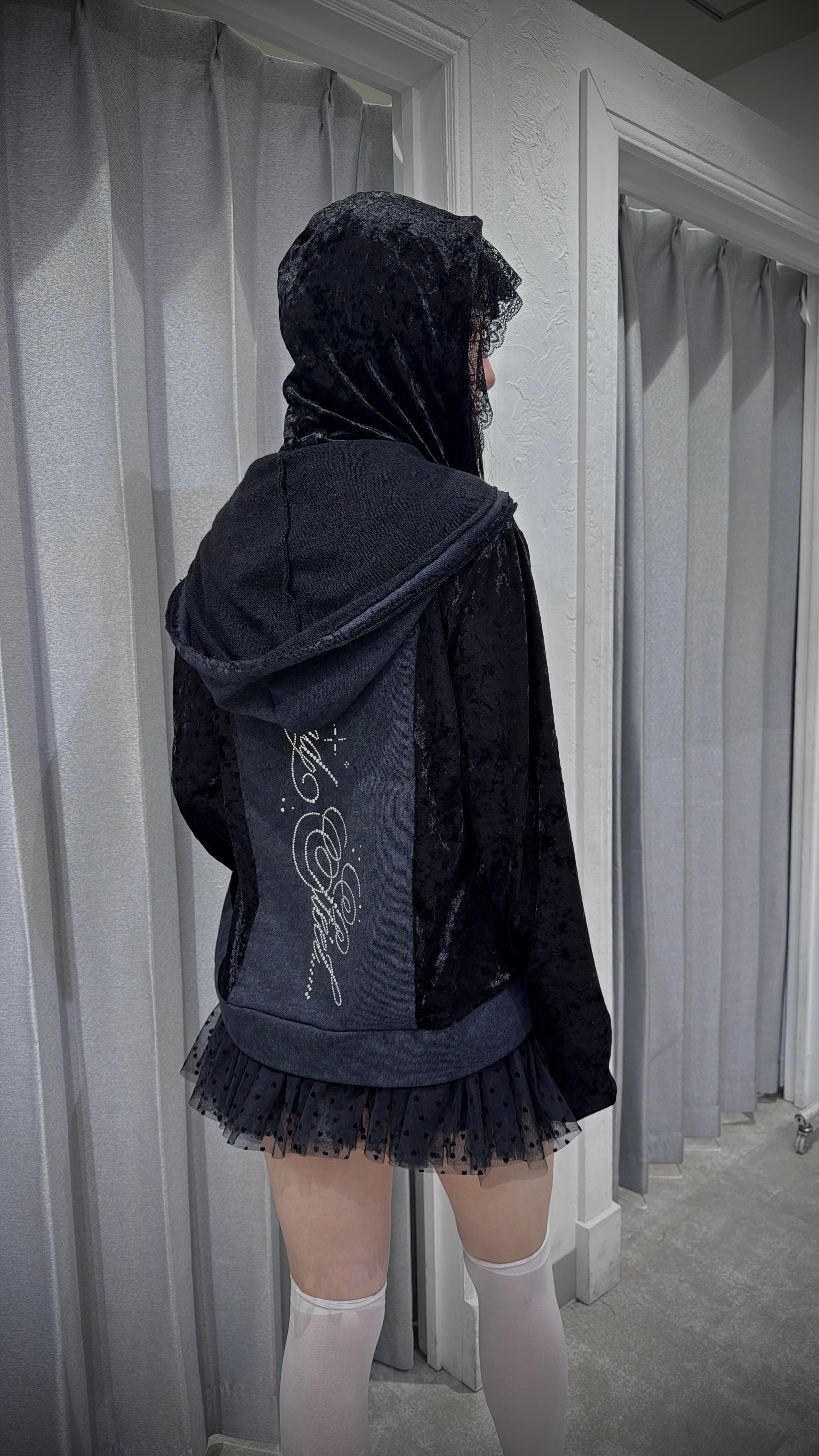 Spark Double Hoodie(Black) – neith.onlinestore