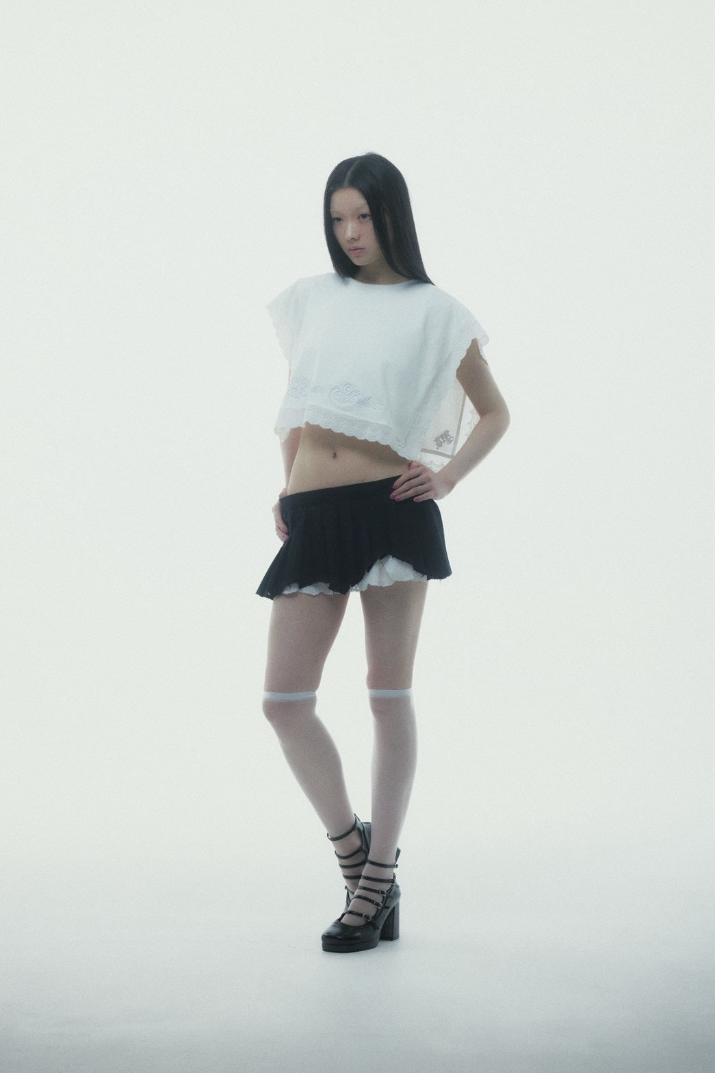 Handkerchief 2D Top (White)