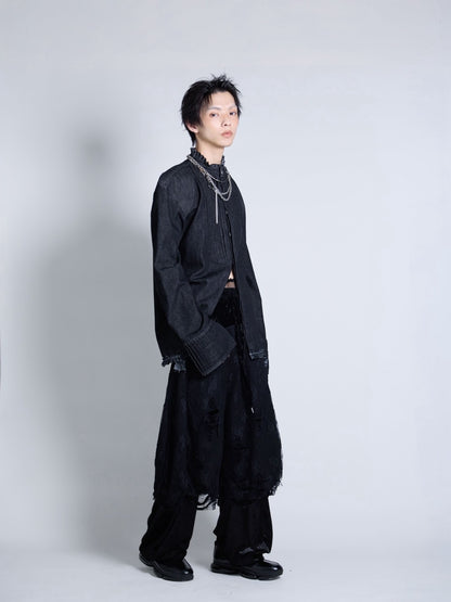 【9月下旬】Denim Shirt(Black)