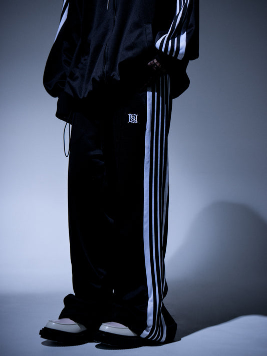 Gathered Track Pants(Black)