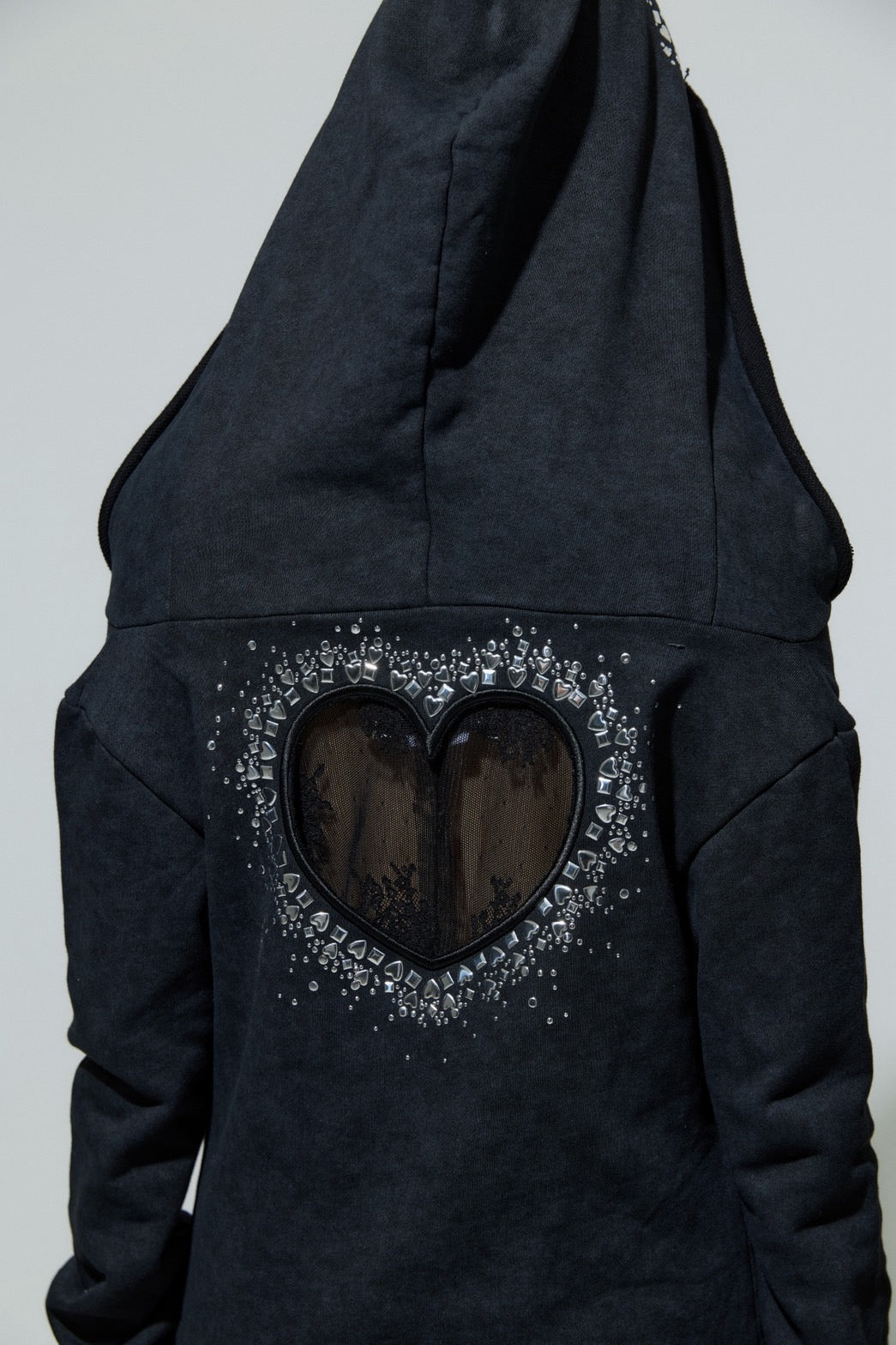 Love Veil Sweat Dress(Black)
