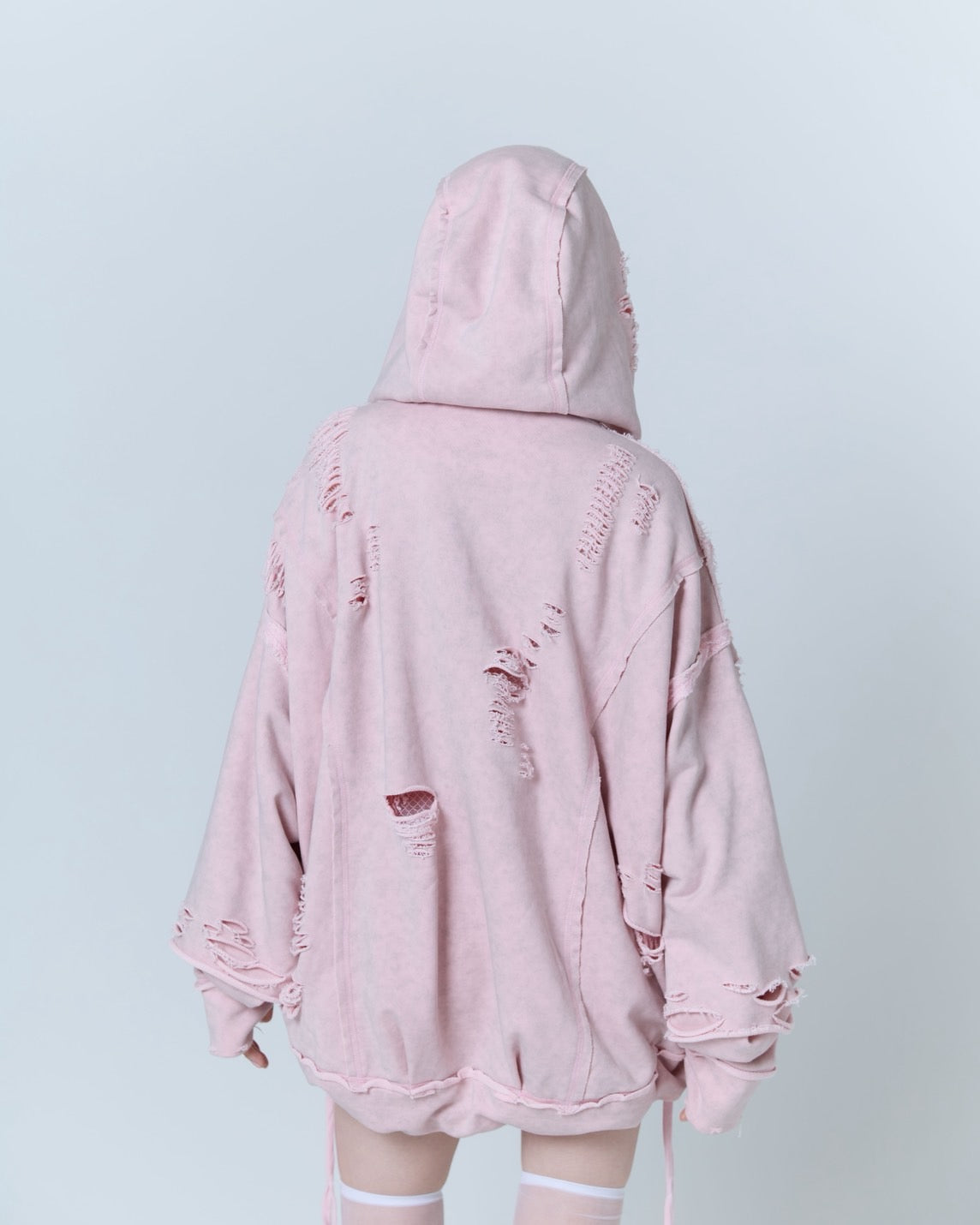 Destroyed Crush Hoodie (Pink)