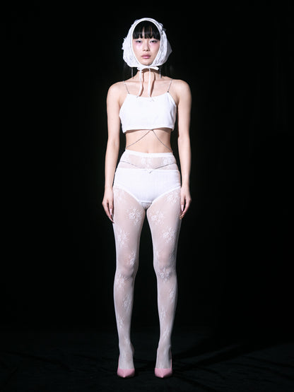 Eyeletknit Bijou Panties(White)