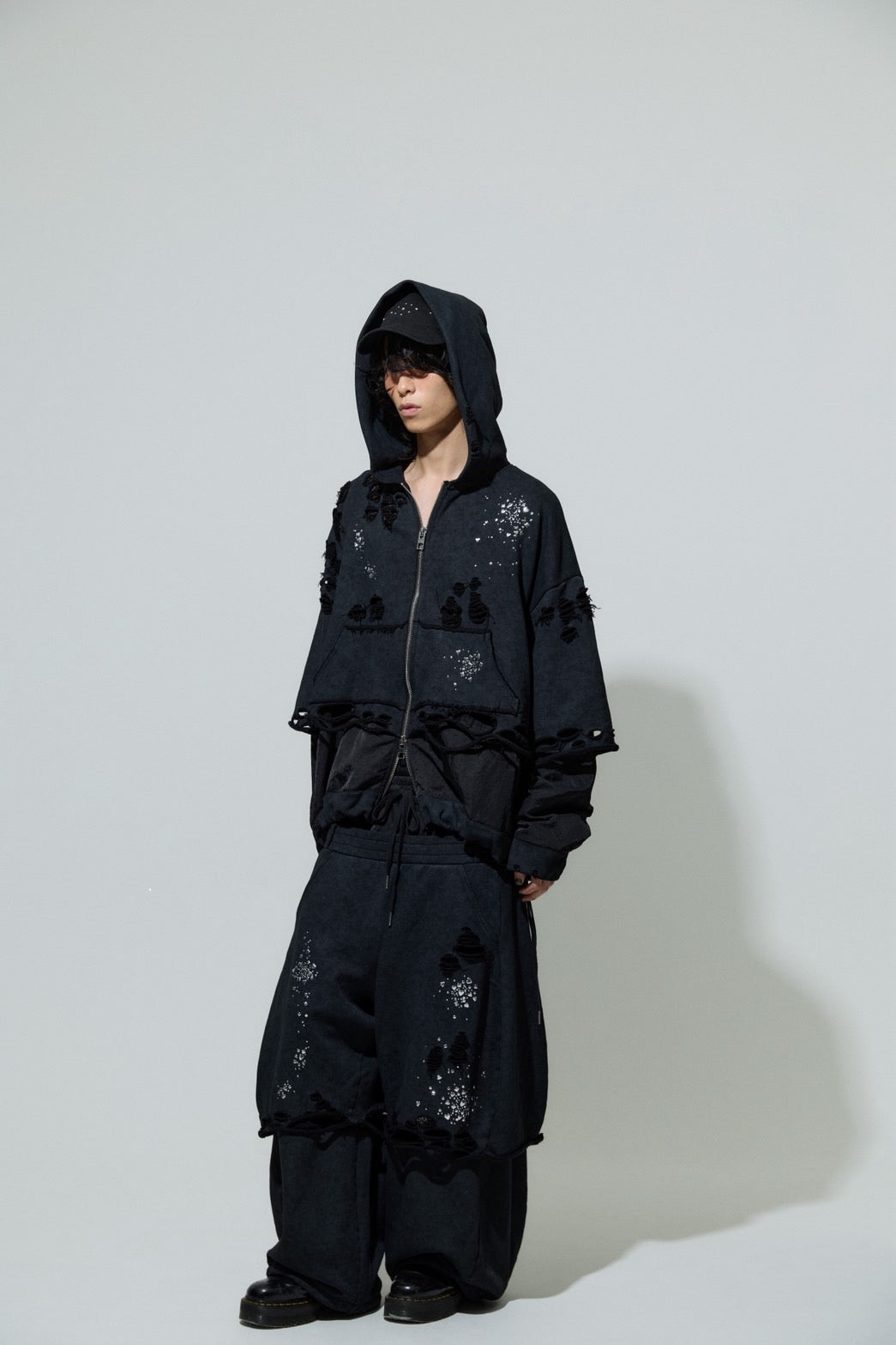 Meteor Crush Hoodie(Black)