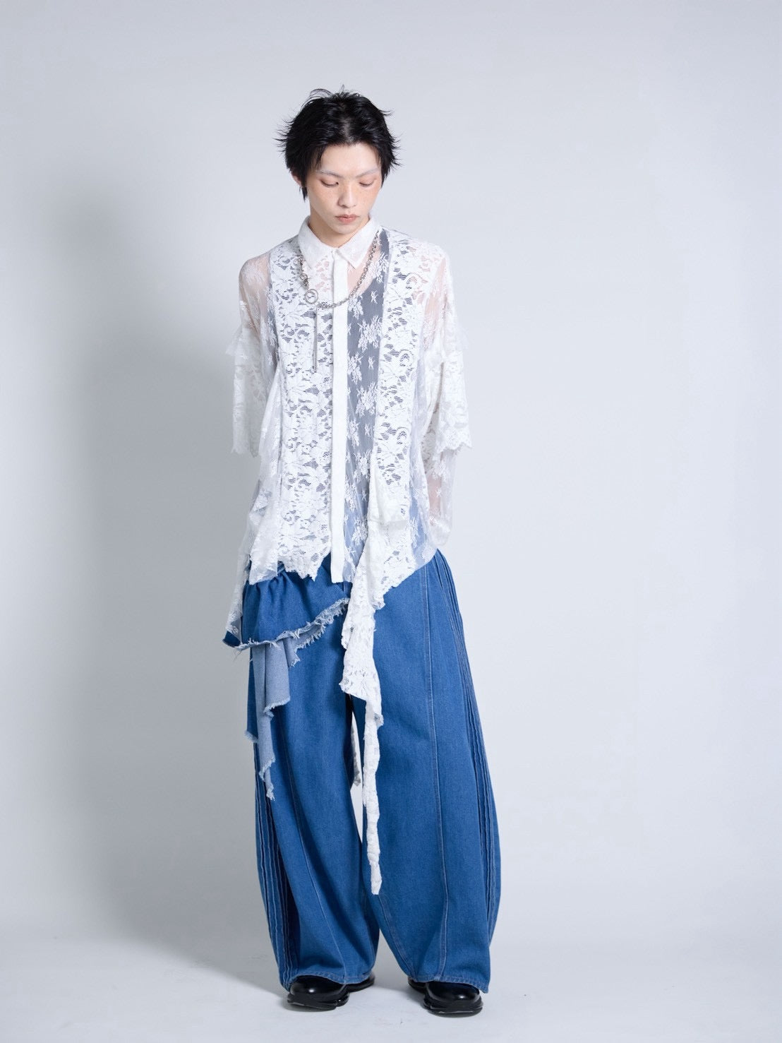 【9月下旬】Denim Trousers(Blue)＜店頭予約＞