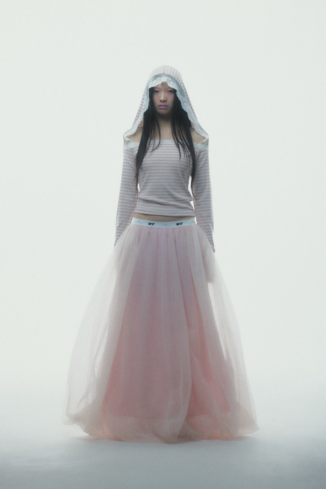 Tulle Bare Dress(Pink)