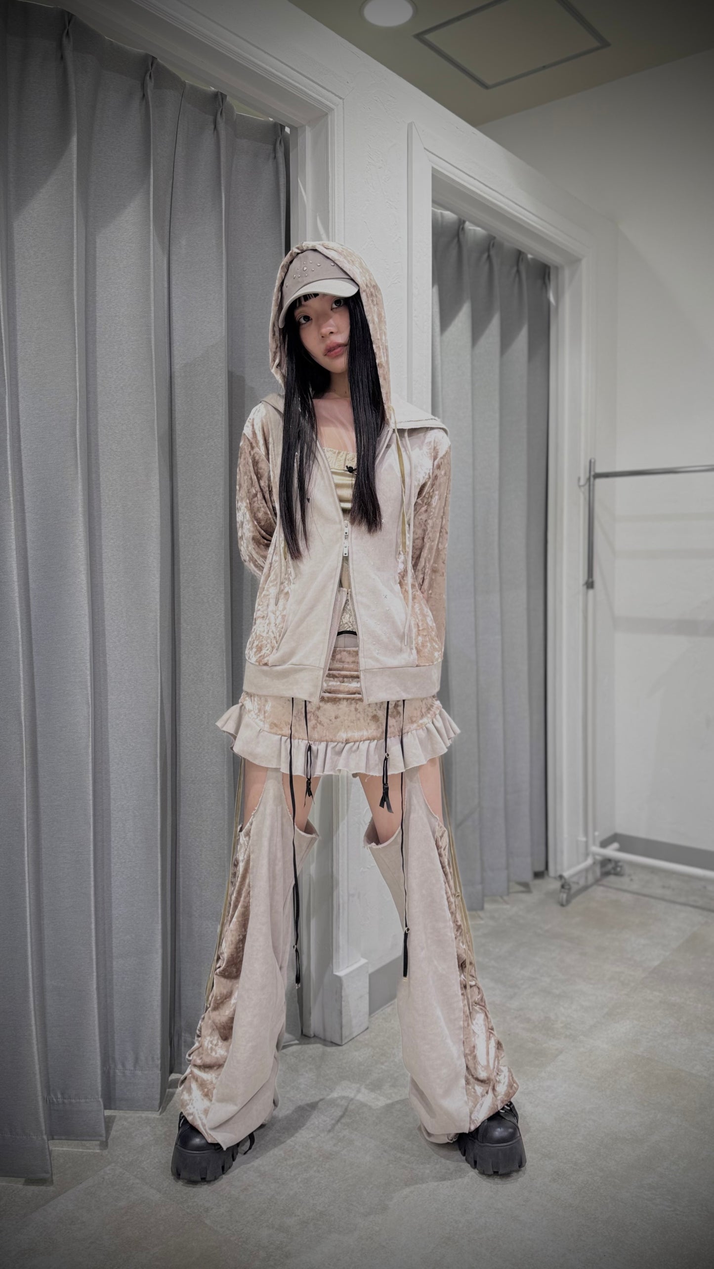 Spark Double Hoodie(Beige)