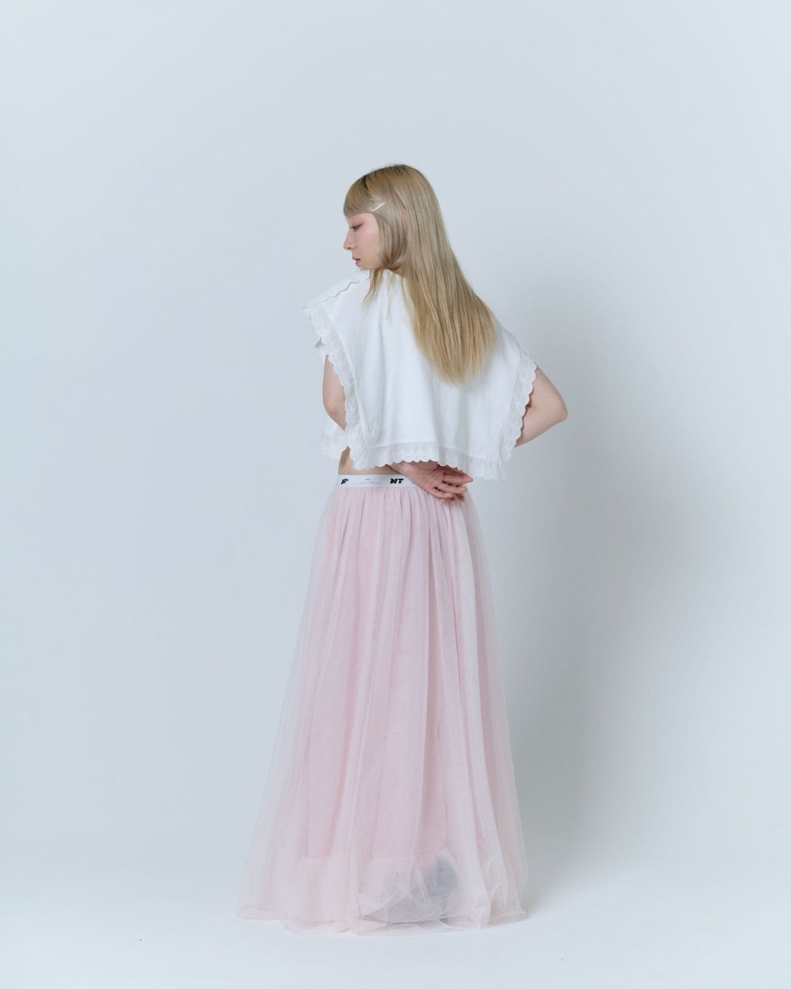 Tulle Bare Dress(Pink)