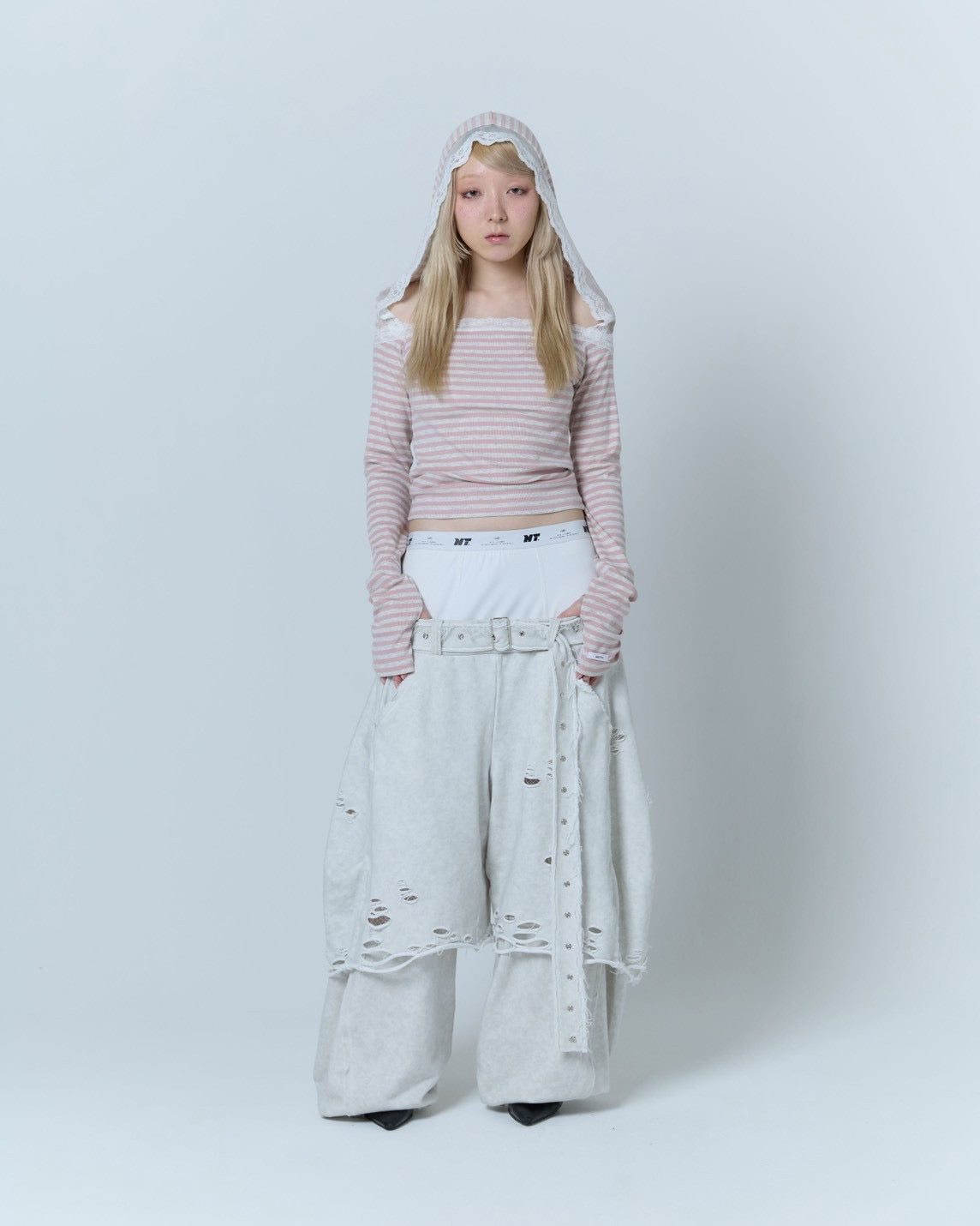 Veil Border Tops (Pink)