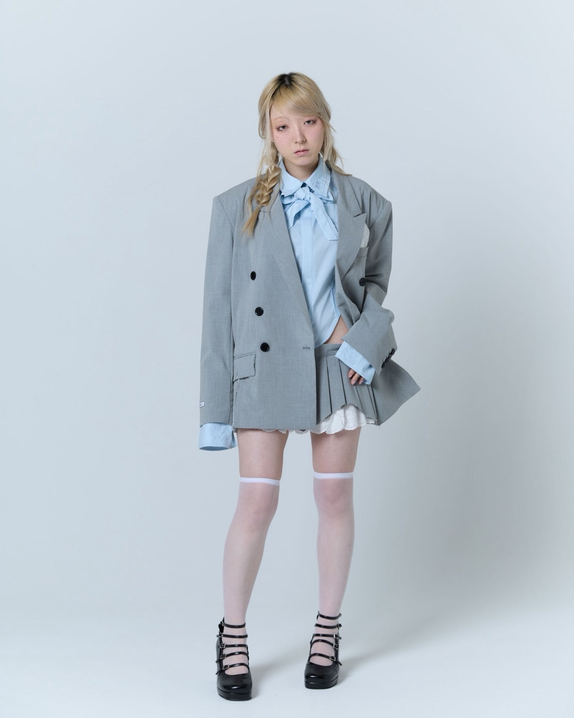 Destroyed Pocket Chief Jacket (Gray)