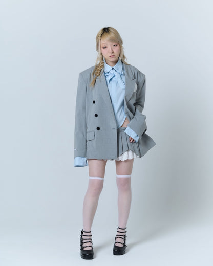 Destroyed Pocket Chief Jacket (Gray)