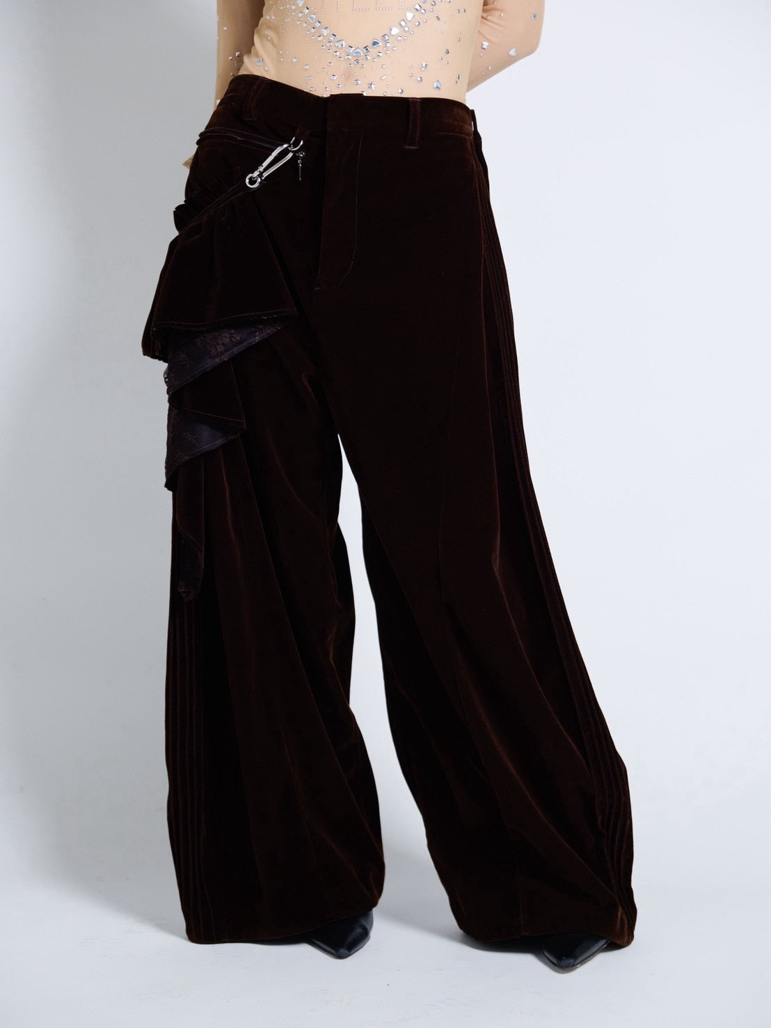 【9月下旬】Velvet Trousers(Brown) ＜店頭予約＞