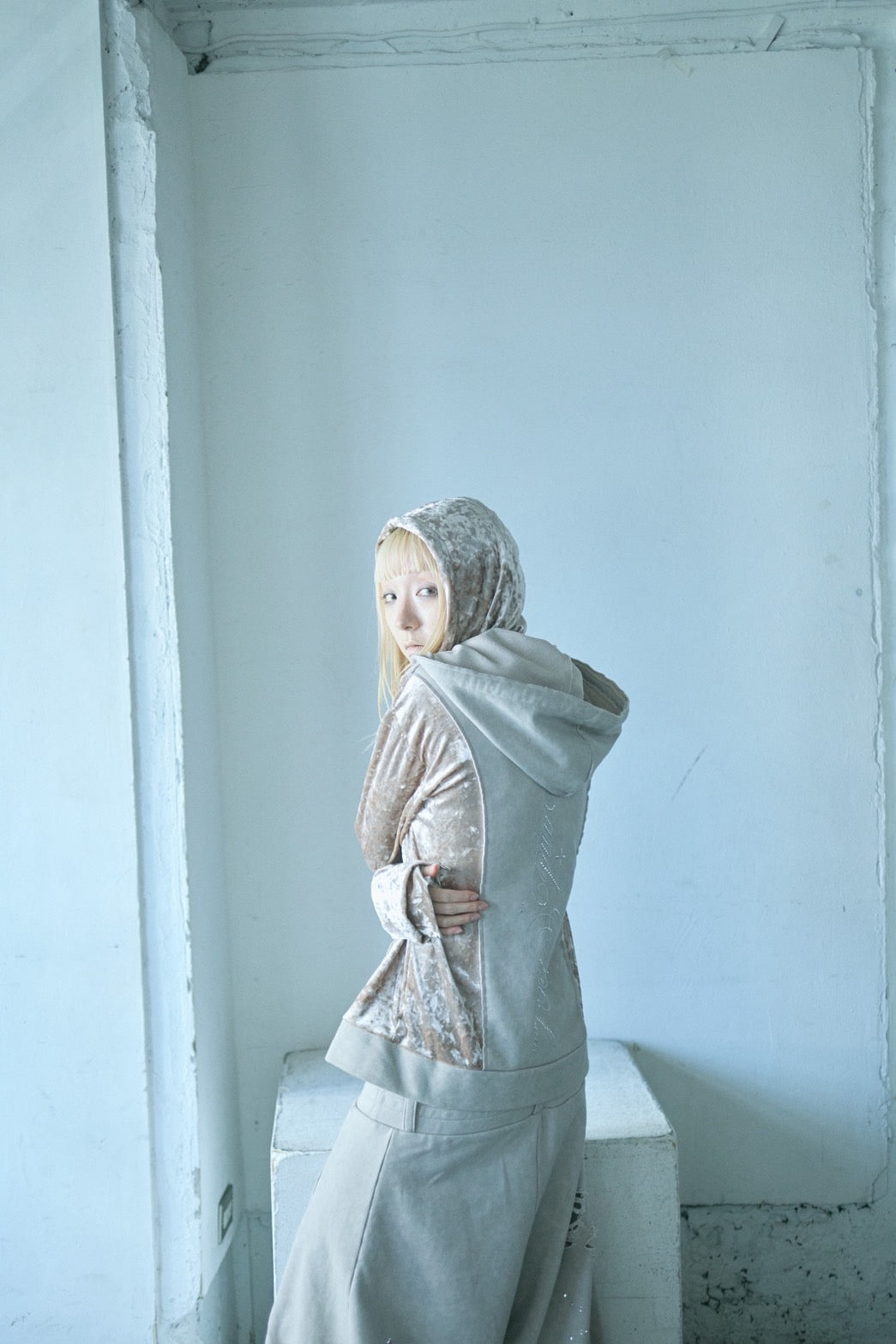 Spark Double Hoodie(Beige)