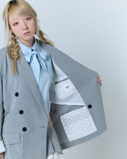 Destroyed Pocket Chief Jacket (Gray)