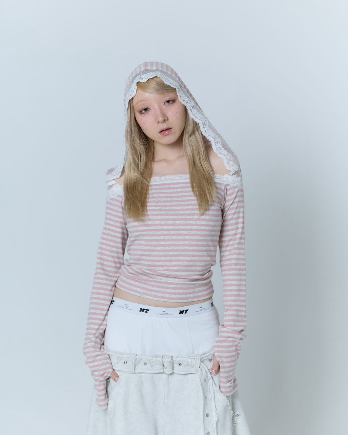 Veil Border Tops (Pink)