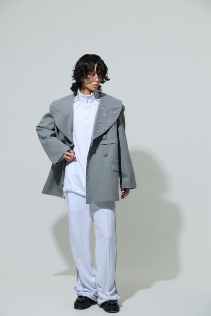 Too Big Rose Jacket(Gray)