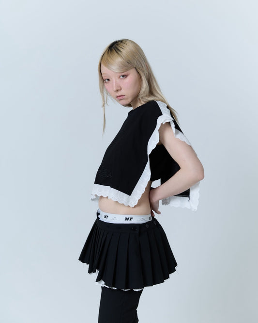 【5月上旬】Handkerchief 2D Top (Black)