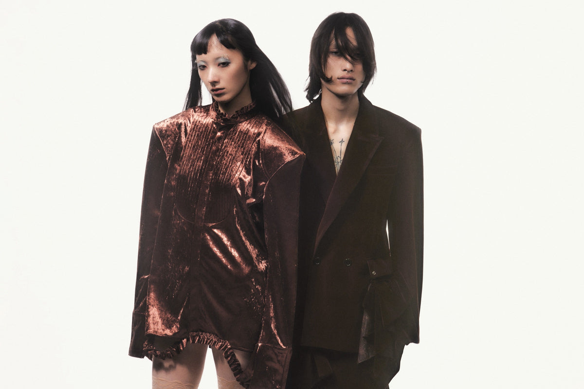 【9月下旬】Velvet Tailored Jacket(Brown）＜店頭予約＞