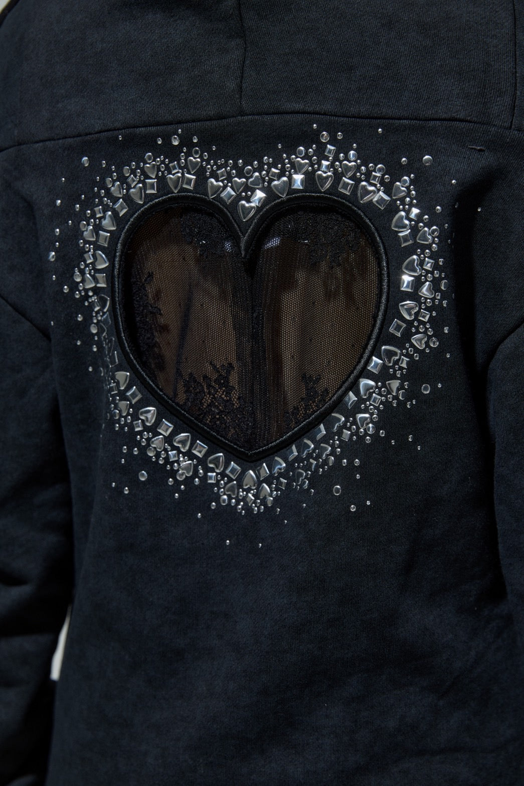 Love Veil Sweat Dress(Black)