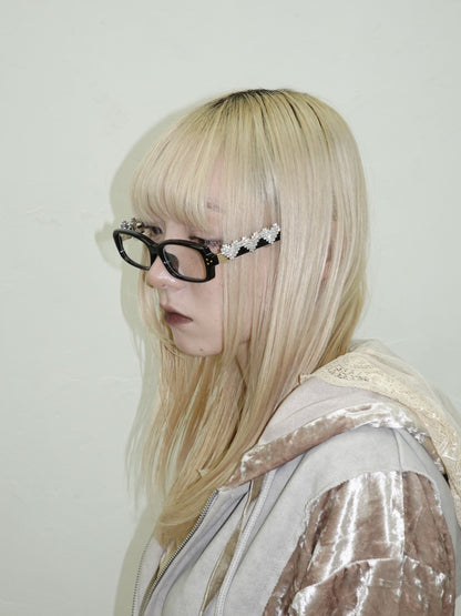 Thick Square Frame Glasses