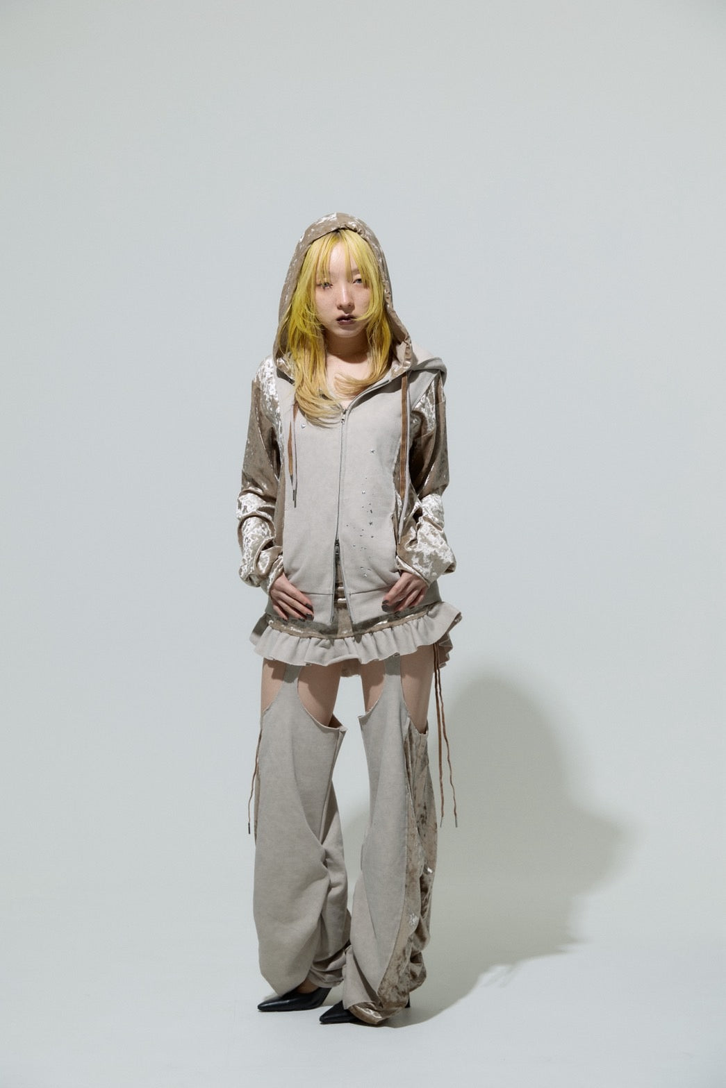 Spark Double Hoodie(Beige)