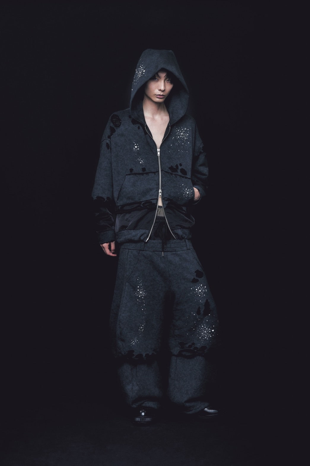 Meteor Crush Hoodie(Black)