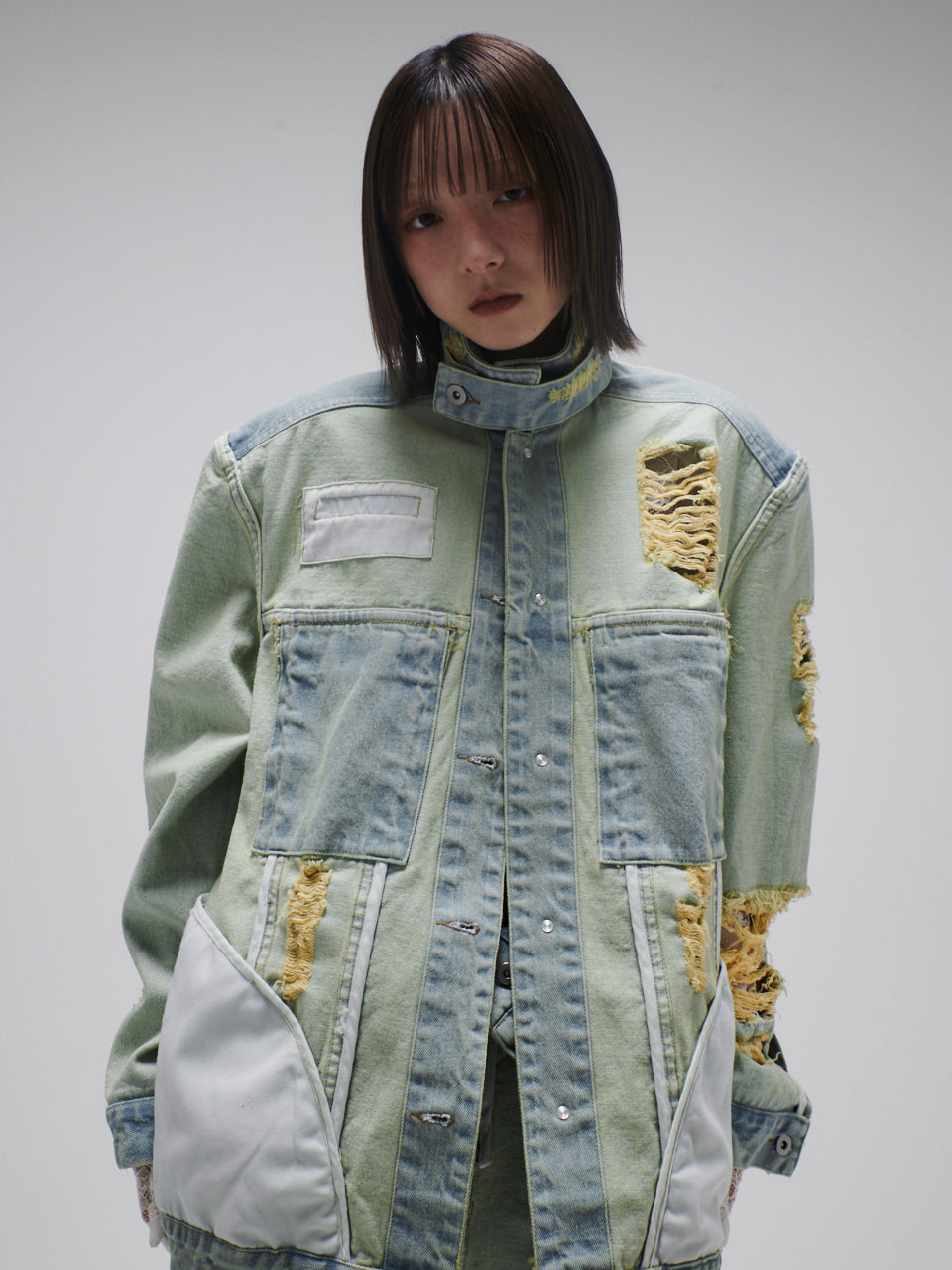 Reversible Denim Jacket (Blue)