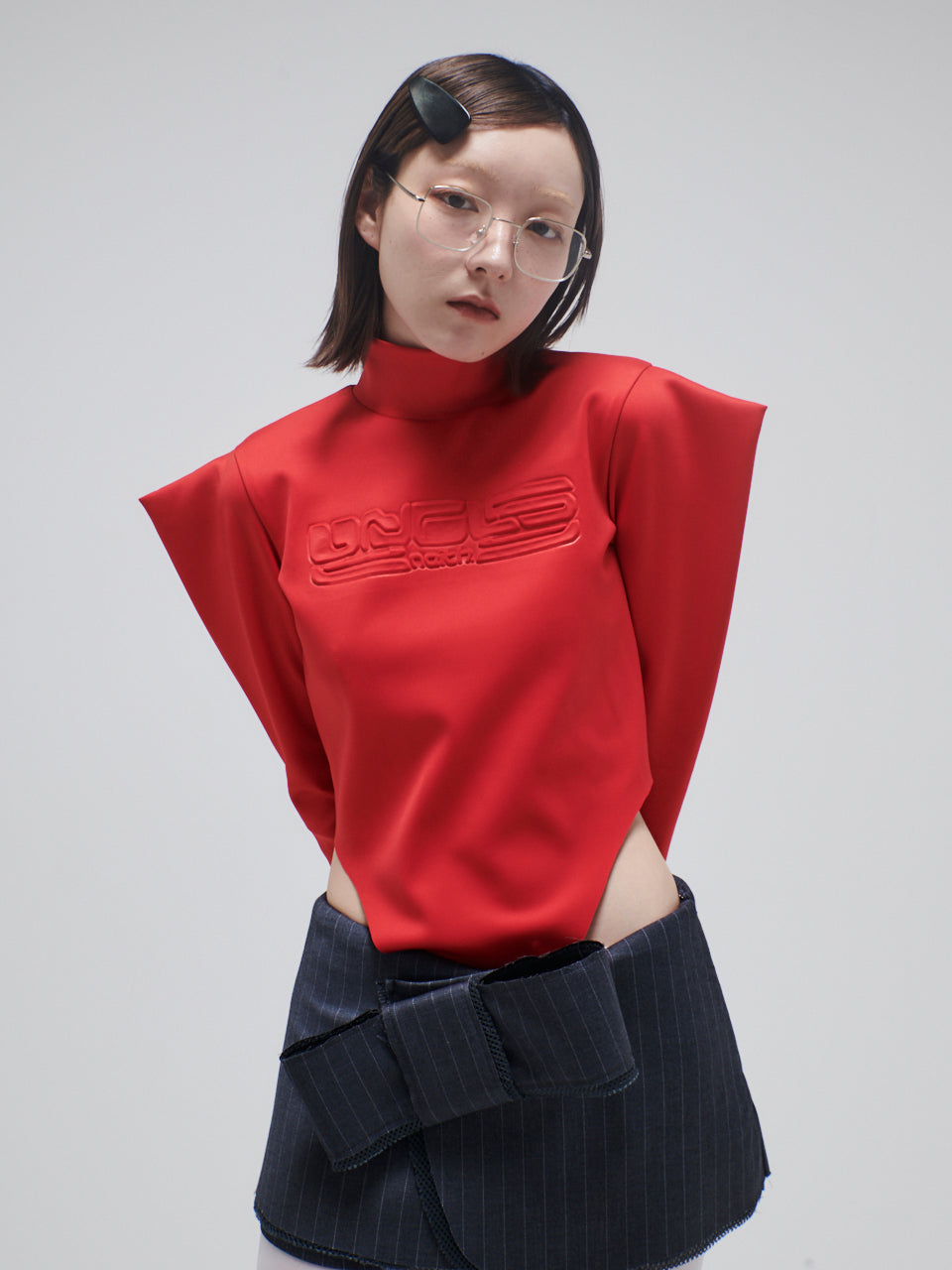 Horn Sleeve Top（Red）