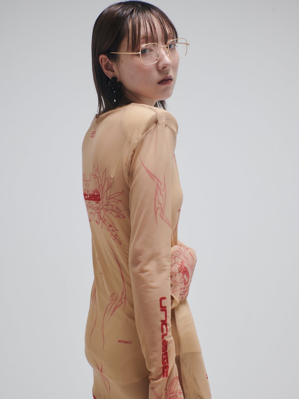 Armed Second Skin Dress（Red）