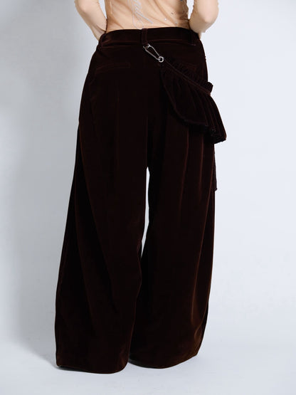 【9月下旬】Velvet Trousers(Brown) ＜店頭予約＞
