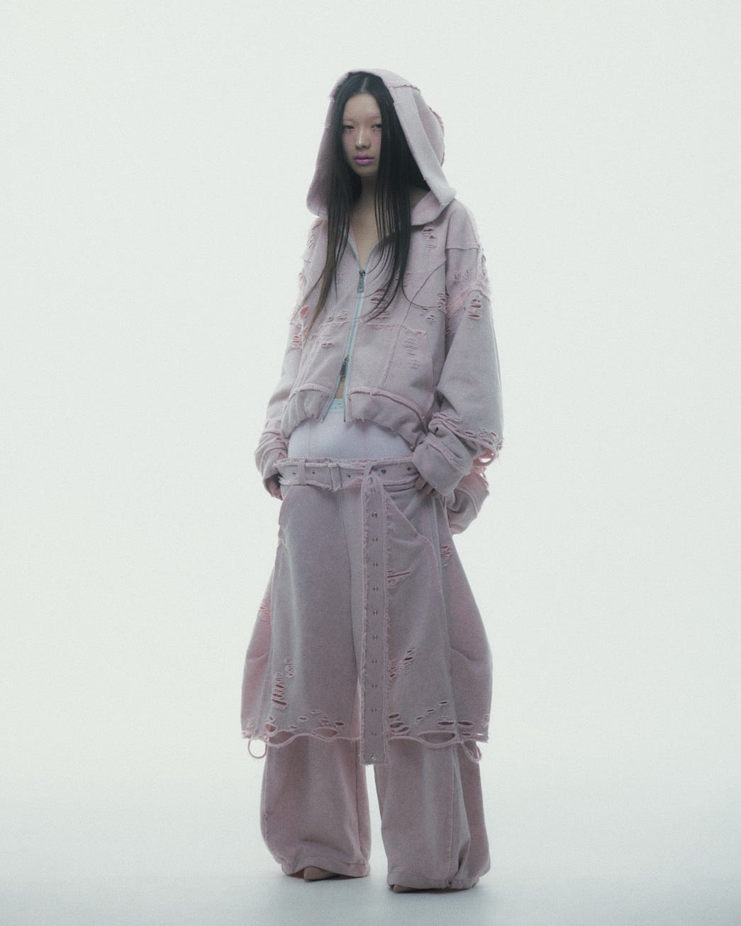 Destroyed Crush Hoodie (Pink) – neith.onlinestore