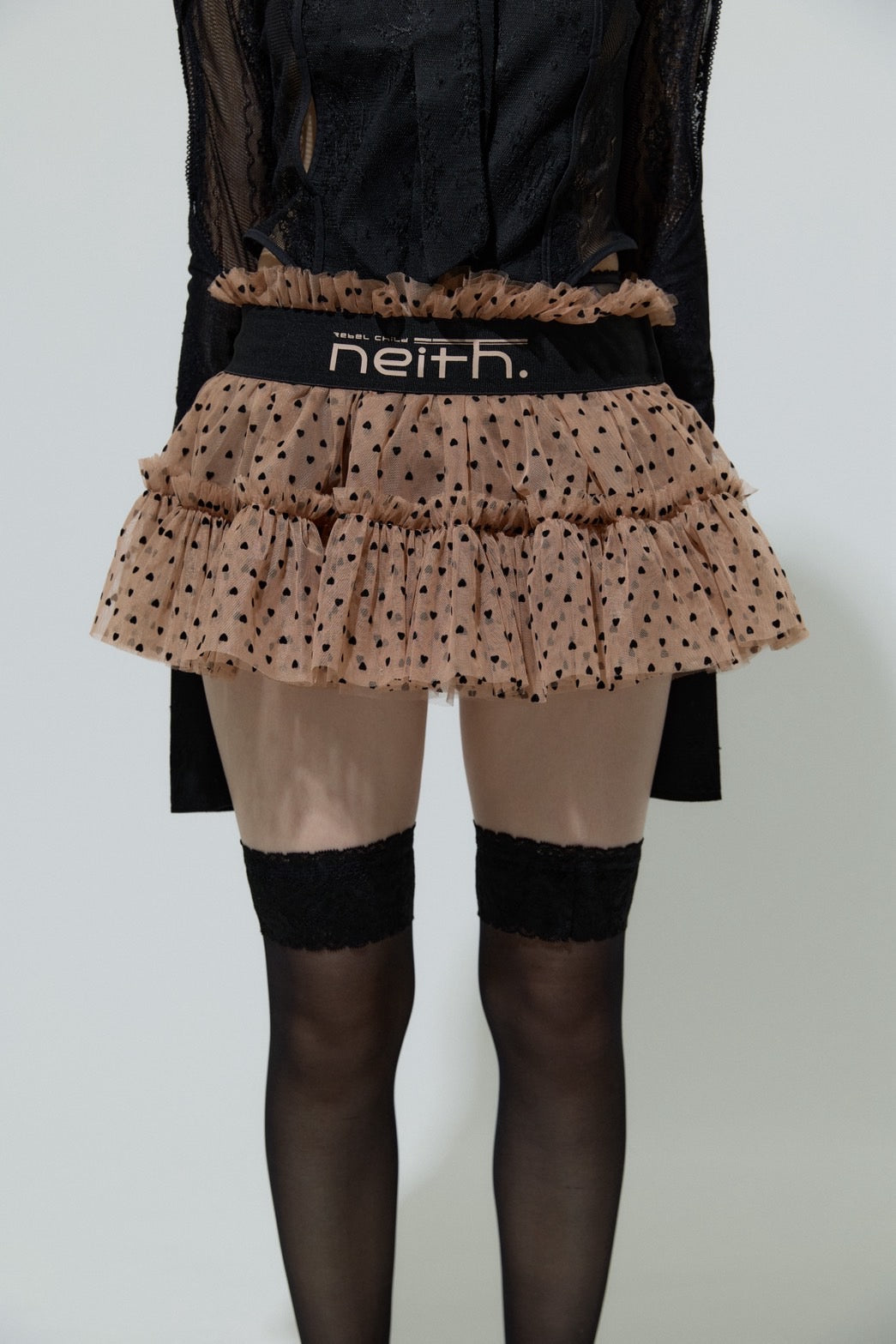 Love Dot Multi Tulle(Beige)
