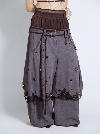 【9月下旬】Carabiner Sweat Pants(Brown) ＜店頭予約＞
