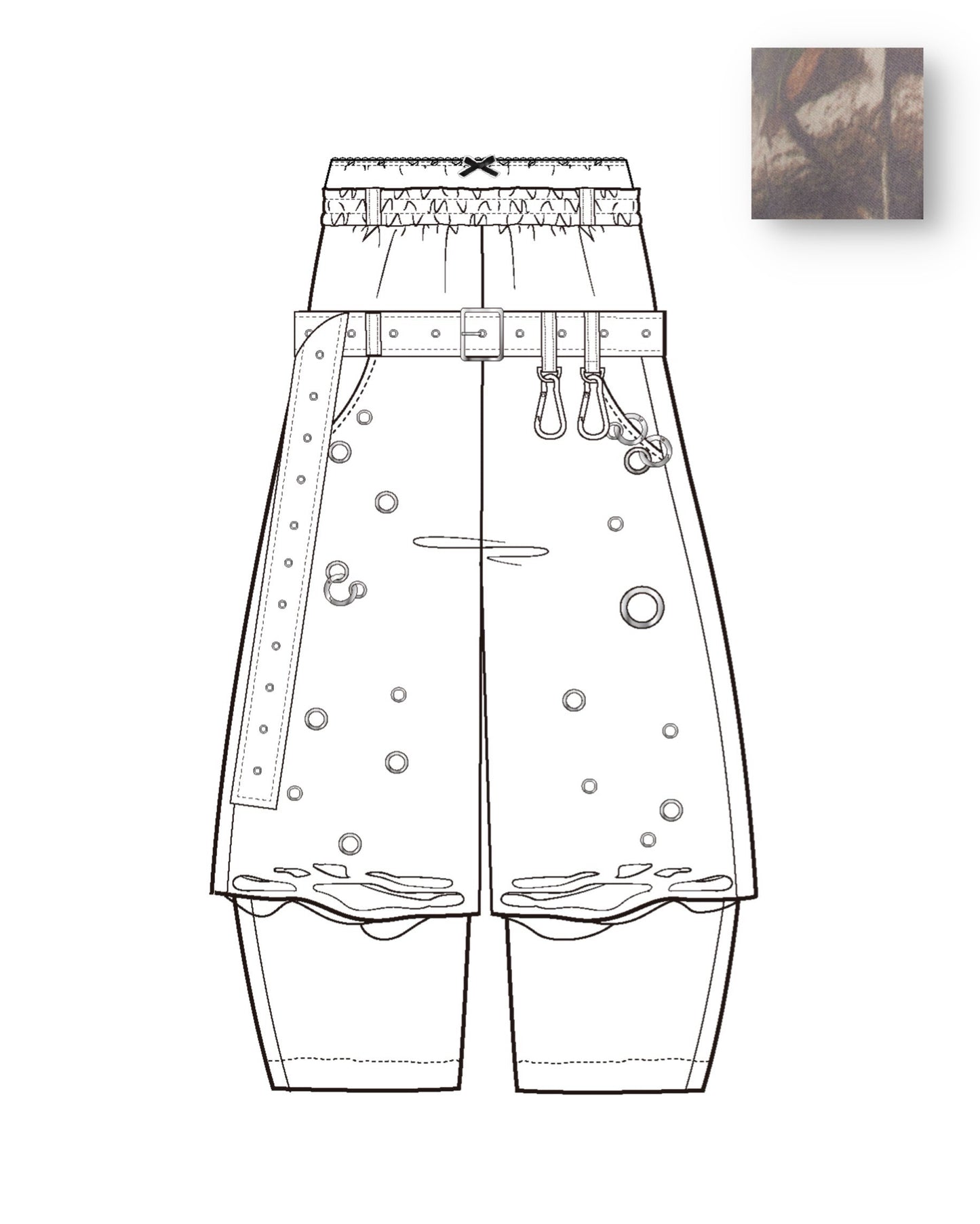 【8月末】Carabiner Sweat Pants(Tree)