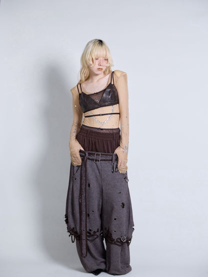 【9月下旬】Carabiner Sweat Pants(Brown) ＜店頭予約＞
