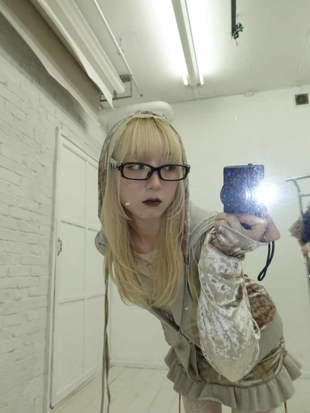 Thick Square Frame Glasses