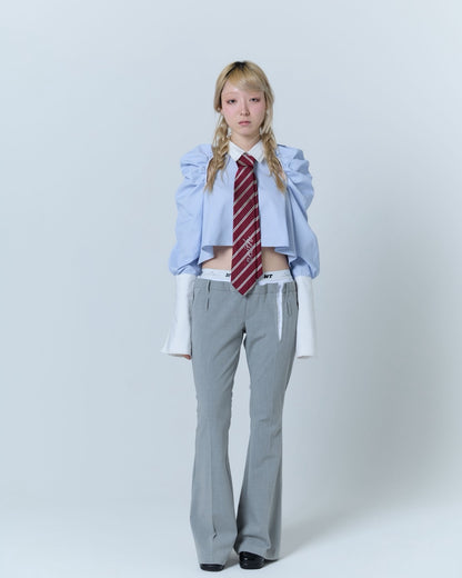 Cleric Flare Shirt (Blue)