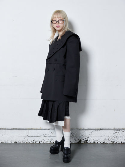 Too Big Rose Jacket(Black)