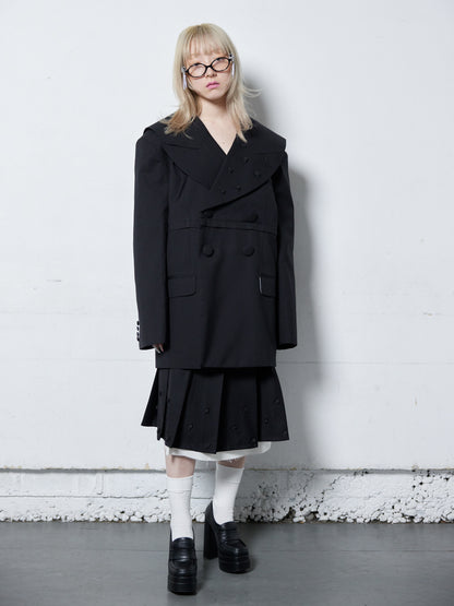 Too Big Rose Jacket(Black)