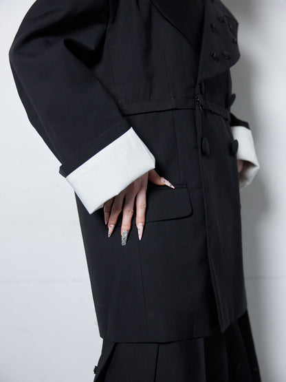 Too Big Rose Jacket(Black)