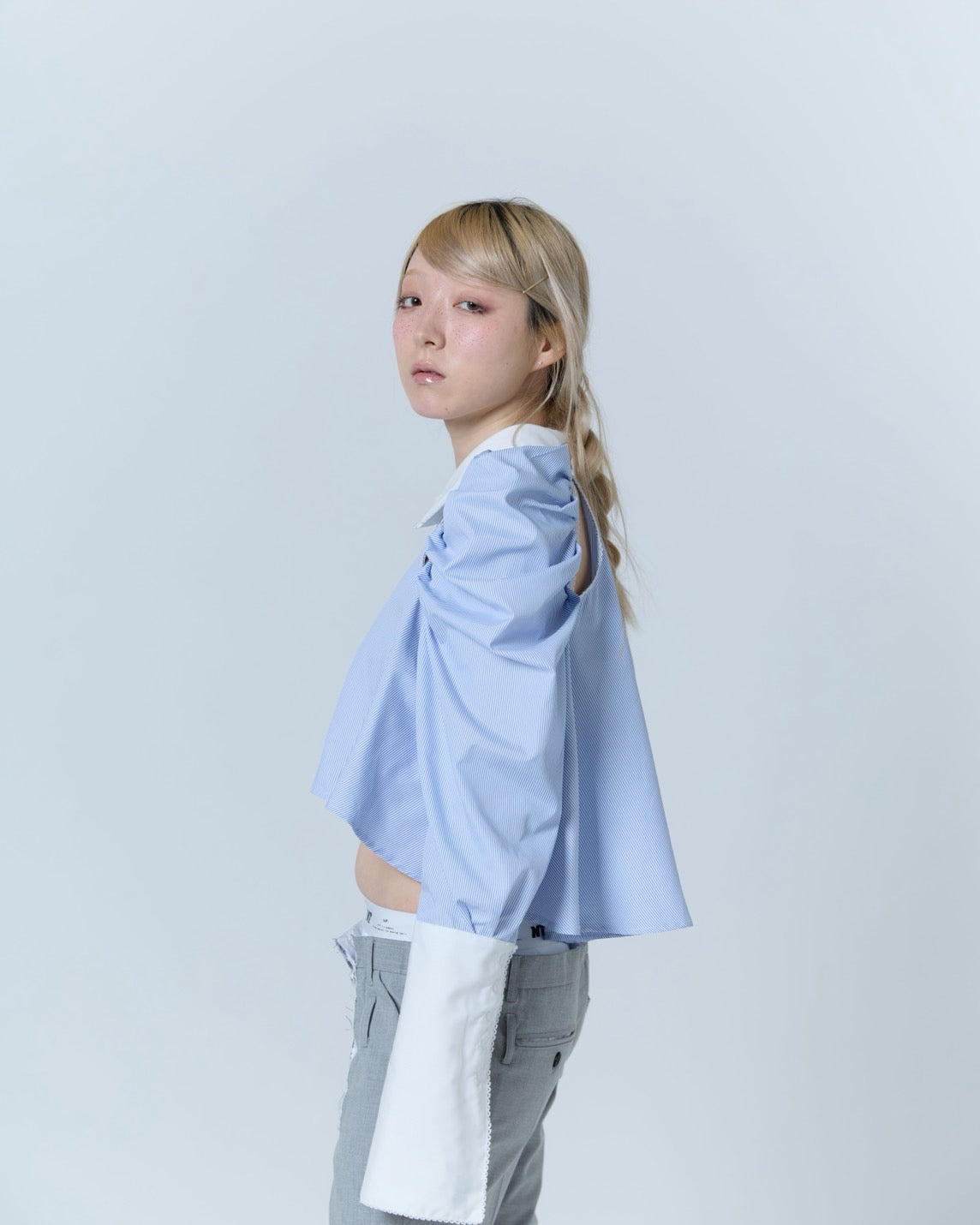Cleric Flare Shirt (Blue)