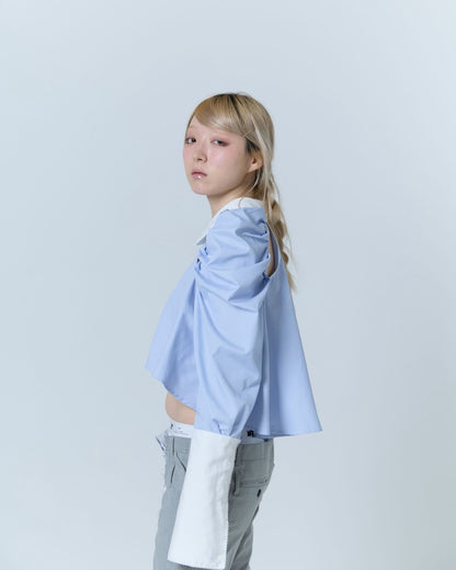 Cleric Flare Shirt (Blue)