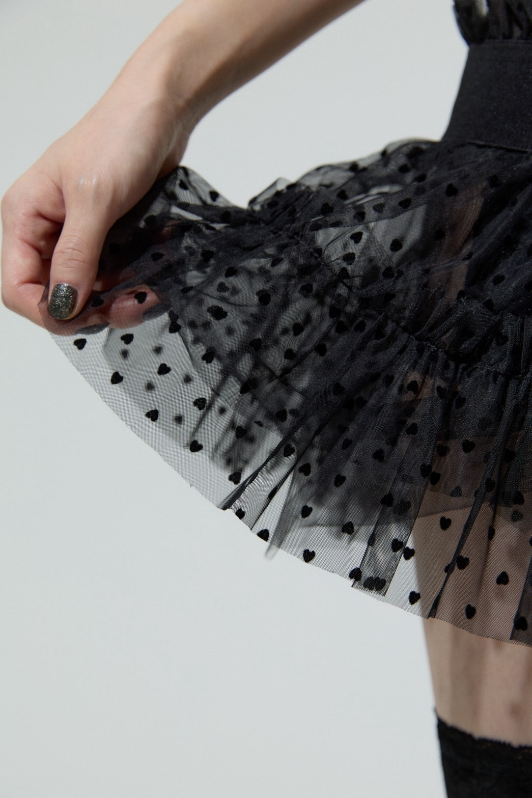 Love Dot Multi Tulle(Black)
