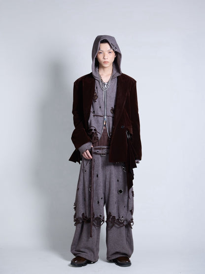 【9月下旬】Carabiner Sweat Pants(Brown) ＜店頭予約＞