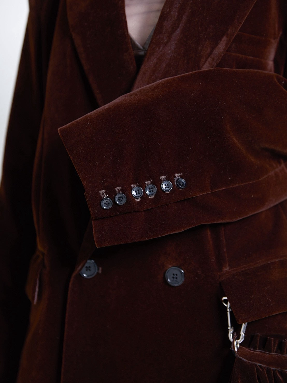 【9月下旬】Velvet Tailored Jacket(Brown）＜店頭予約＞