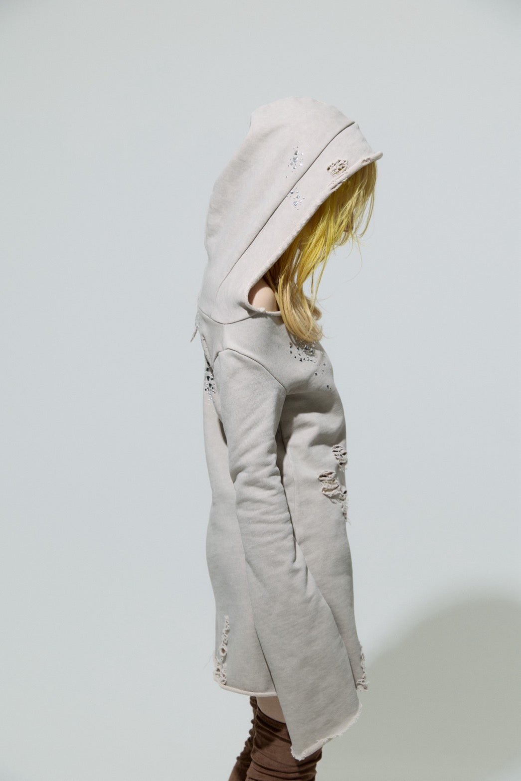 Love Veil Sweat Dress(Beige)