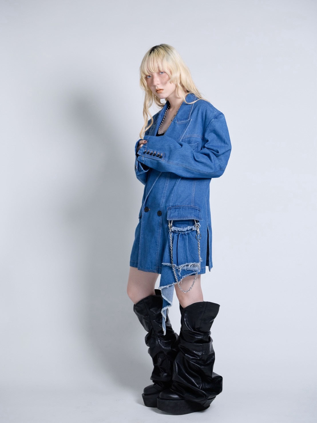 【9月下旬】Denim Tailored  Jacket(Blue)＜店頭予約＞