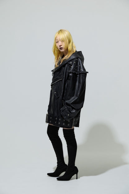 Meteor Riders Hood Jacket(Black)